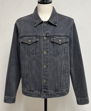 Vintage Buckley Bay Sherpa-Lined Denim Jacket – Size Large